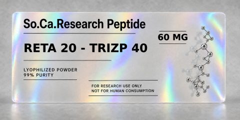 Retatrutide 20 mg + Tirzepatide 40 mg Blend 60 mg